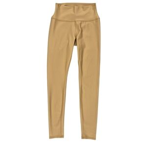 Alo Yoga High Waist Airlift leggings women's large honey gold yellow